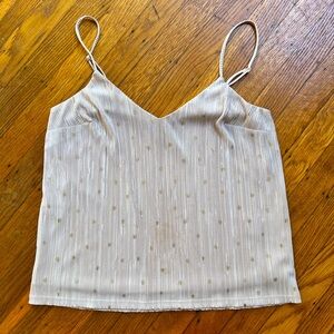 Express X-Small Ribbed Spaghetti Strap Top